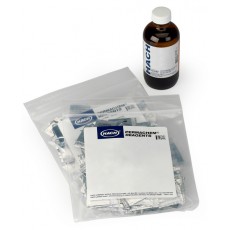 Потребление кислорода, 3…450 мкг/л, Iron reduction method, (DEHA), Тест-набор HACH 2446600, (100 тестов)